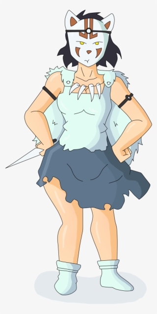 Princess Mononoke Costume By Themaskofafox On - Cartoon #9894321