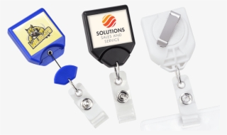 Custom Twist Free B Reel® Badge Reel With Swivel Belt - Earrings #9894597