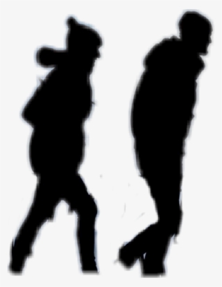 #freetoedit #remixit #man #women #walking #sticker - Shadow #9895966