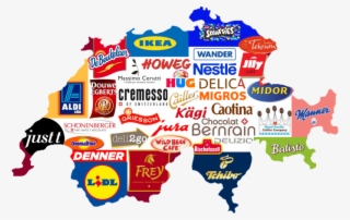 Ch-logos - Switzerland Map With States #9896224