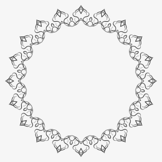 This Free Icons Png Design Of Abstract Freeform Frame - Diwali Rangoli Clipart Png #9896288