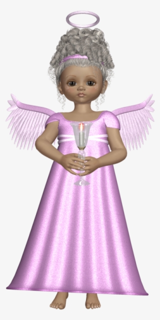 Cute 3d Angel With Pink Dress Png Picture - Clip Art #9896616