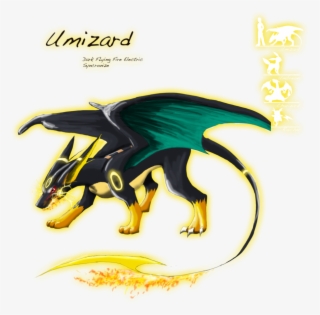 Umizard Dark Flying Fire Electric Syncronize - Illustration #9896617