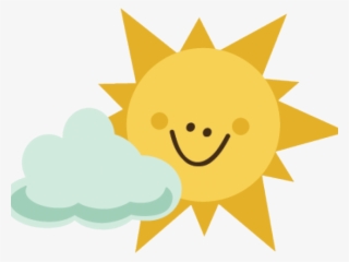 Sun Clipart Clipart Stars - Sun And Cloud Clipart #9897116