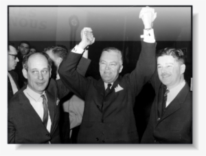 René Lévesque, Jean Lesage, Paul Gérin-lajoie, 1960 - Révolution Tranquille #990038
