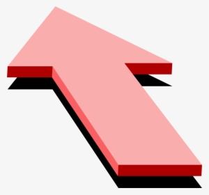 Red Arrow Clipart - Arrow 3d Png Blue And Pink #990667