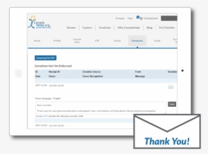 Sending Donors A Quick, Personal Thank You Message - Canada Helps #990884