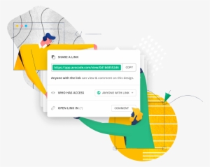 Copy And Paste A Link To Share Designs With Your Colleagues - Illustration #991315