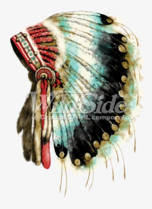 Vector Feather Headdress - Headdress Tshirt #991561