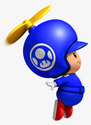 Blue Propeller Toad Pinterest Toad And Anime Png New - New Super Mario Bros Wii Blue Toad #992178