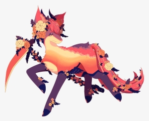 A Sunset Colored Deer Creature - Illustration #992351