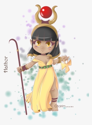 Goddess Hathor Chibi By Chairimarrais - Hathor Chibi #992682