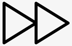 Fast Forward Rubber Stamp - White Fast Forward Png #992860