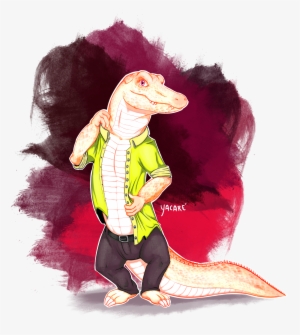 Drawing Crocodile Yacares - Drawing #993005