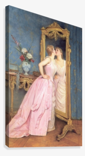 The Last Glance In The Mirror Canvas Print - Vanity Fair William Thackeray Book #993205