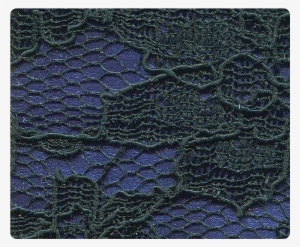 183 Black Lace Dark Blue Pu Fabric Swatch - Leather #994145