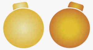 Bolas - - Bolinha De Natal Amarela #994188