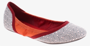 Hari Om In Blue Print Women's Ballet Flat - Dimmi Ladies Shoes Spring Hari Om In Blue Print 6 M #994353