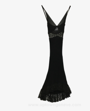 Chanel Little Black Lace Dress Photo @stylenseven - Black Dress Chanel Png #994406