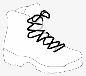White Boot Clip Art At Clker Com Vector Clip Art Online - Hiking Boots Clipart #994508
