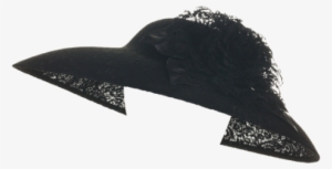 William Chambers Millinery Black Lace Floral Mega Coolie - Funeral Hats With Veil Png #994558