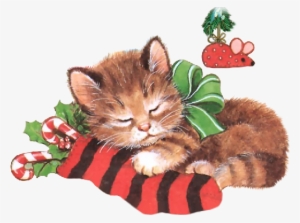Christmas Cat Png #994995