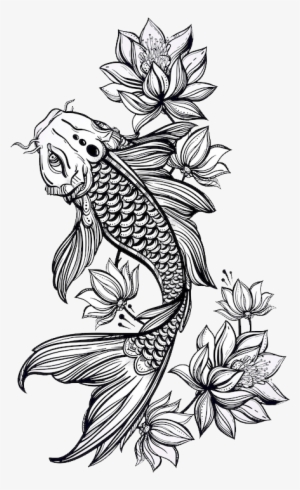 Dibujo De Peces Koi #995044