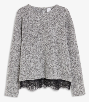 Top With Lace Black - Blouse #995230