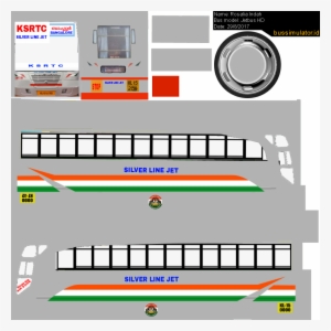 Ksrtc Silverline Jet Livery - Ksrtc Silver Line Jet #996266