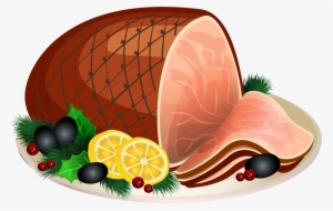 Clip Library Christmas Ham Clipart - Clip Art Ham #996677