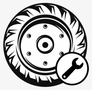 Tire Clipart Semi Tire - Tractor Tyre Vector #996827