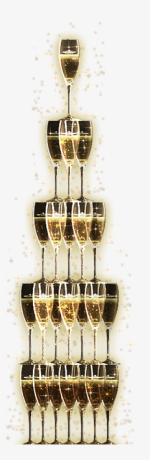 Champagne Glass Tower Png #996828