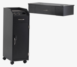 Wall Mount Station With Keystone Trolley In Black Puresana #997326