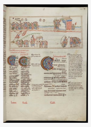 Eadwine F032r - Eadwine Psalter #997349 Eadwine F032r - Eadwine Psalter #997349