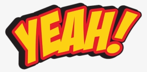 Captions, Speech Bubbles, Funky Text - Yeah Speech Bubble Png #997621