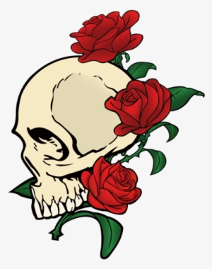 Jpg Free Download Image Jpg Png Animal Jam Clans Wiki - Skull And Roses Transparent #999016
