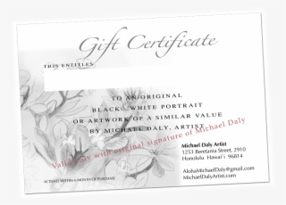 The Gift Certificate Is Mailed With A Blank Envelop - Glory To God #9901419