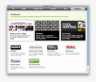 Evernote Expands With 'trunk' App Showcase - Cool Hunting #9901707