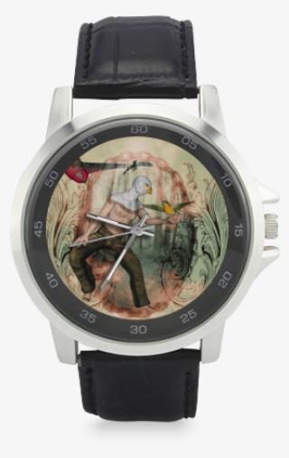 The Birdman With Birds Unisex Stainless Steel Leather - Tommy Hilfiger Watches For 1791217 Men #9902106