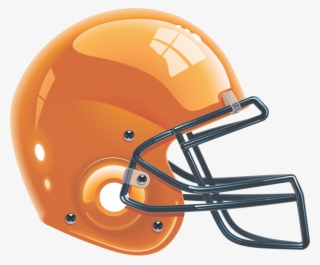Stallions Vs Hawkeyes - Orange Football Helmet Png #9904077