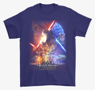 Cat Wars The Purr Awakens Mashup Star Wars The Force - Vegas Golden Knights Stanley Cup Champions #9905646