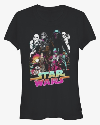 Junior Neon Star Wars The Force Awakens Shirt - Active Shirt #9905773