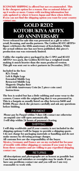 Gold R2 D2 - Parallel #9906398