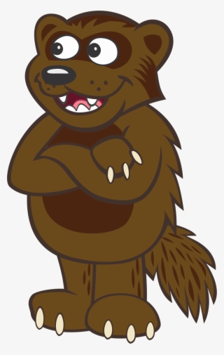 Wolverine Clipart Animal Face - Cartoon #9906666