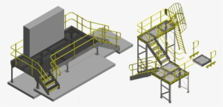 Modular Platforms, Stairs And Ladders - Diagram #9907737
