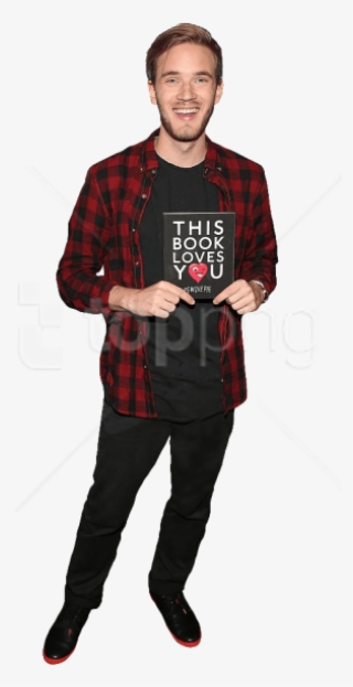 Free Png Pewdiepie Holding Book Png - Pewdiepie Holding A Book #9907908
