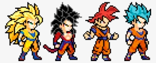 Goku Transformations - Cartoon #9909640