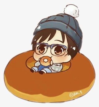 #donut #yuri #yoi #yurionice #yurikatsuki #cute - Cartoon #9913188