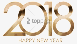 Free Png Happy New Year 2018 Transparent Background #9914259