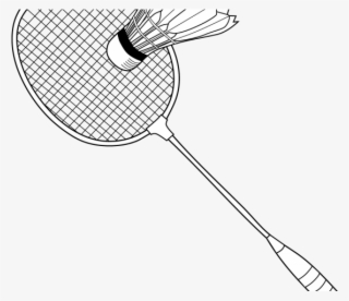 Badminton Clipart Border - Coloring Picture Of Badminton #9914844